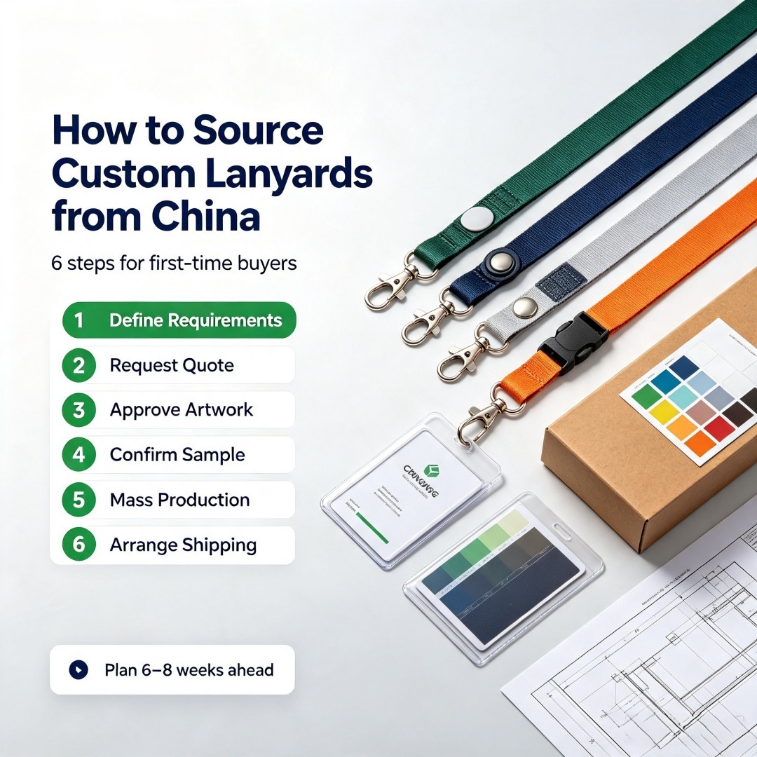 Latest company news about How to Order Custom Lanyards: A Step-by-Step Guide for First-Time Buyers